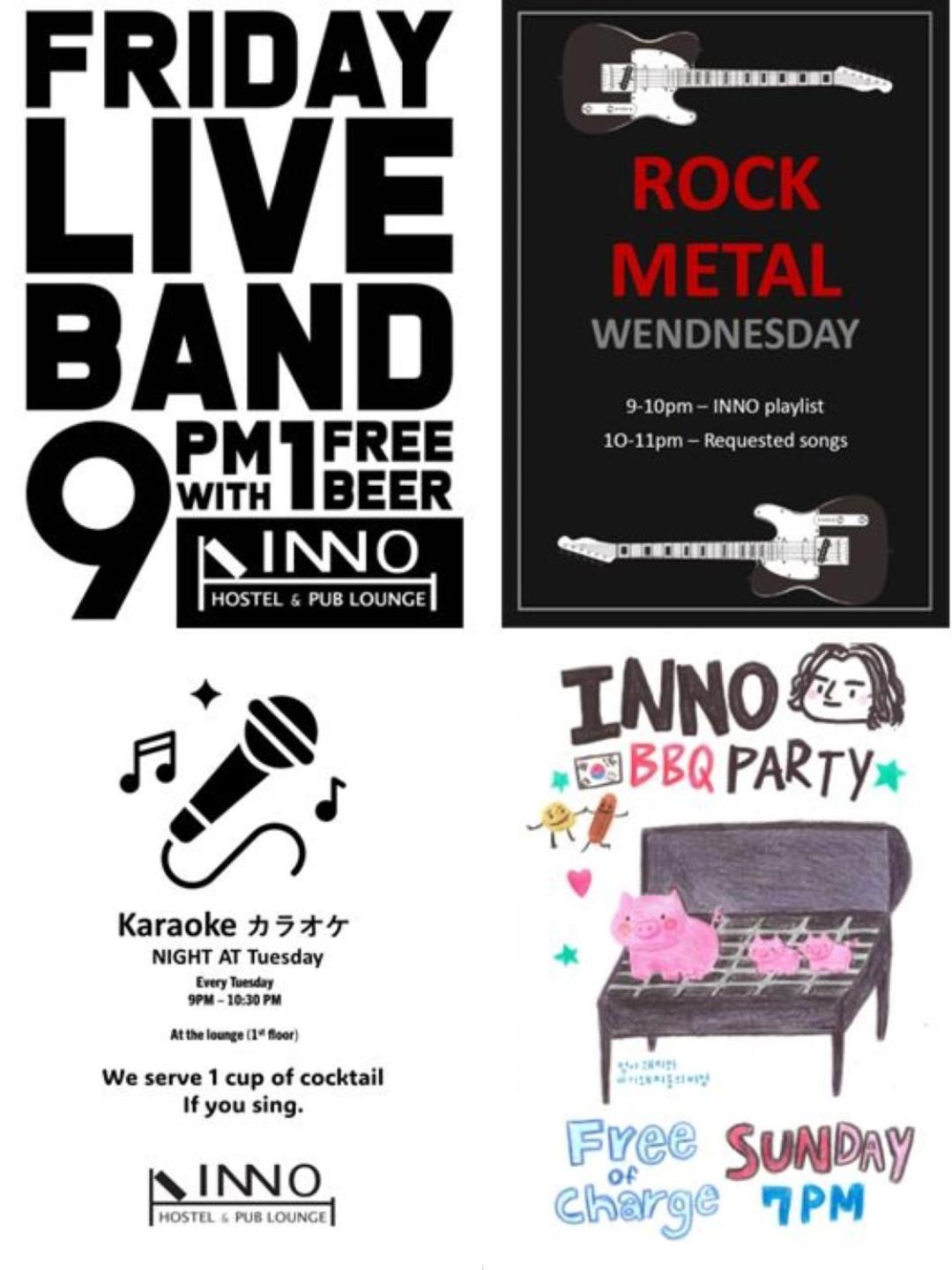 Inno Hostel & Pub Lounge Hongdae سيول المظهر الخارجي الصورة